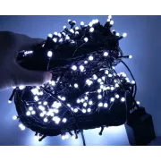 Світлодіодна Гірлянда нитка 201 led Біла (чорний дріт)