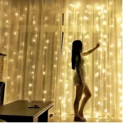 Святкова гірлянда завіса