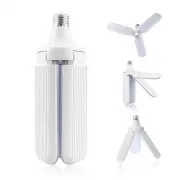 Светодиодная лампа Fan Blade Led 45W E27 тройная в форме вентилятора