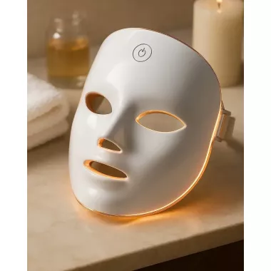 Світлодіодна LED маска для обличчя 7 в 1 із кольоровою світлотерапією Світлодіодна LED маска для обличчя 7 в 1 із кольоровою світлотерапією