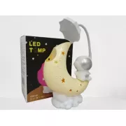 Светодиодная настольная лампа, органайзер для ручек Moon