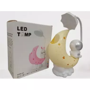 Светодиодная настольная лампа, органайзер для ручек Moon Светодиодная настольная лампа, органайзер для ручек Moon