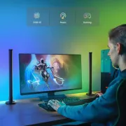 Светодиодные панели 25 см 2шт RGB с APP Smart от USB и пультом