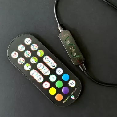 Светодиодные панели 25 см 2шт RGB с APP Smart от USB и пультом