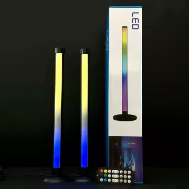 Светодиодные панели 25 см 2шт RGB с APP Smart от USB и пультом