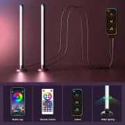 Светодиодные панели 25 см 2шт RGB с APP Smart от USB и пультом