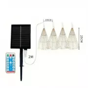 Светодиодные шаровые лампы Solar Starburst, светодиодные огни с дистанционным управлением, 8 режимами Теплый белый