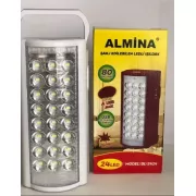 Фонарь переносной светодиодный с повербанком ALFARID (Almina) , встроенный аккумулятор DL-2424 30000 MAH, 24 LED, ЗУ 220V
