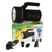 Светодиодный фонарик на аккумуляторе Gold Silver GS-2670 с боковой панелью