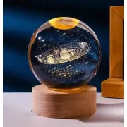 Светодиодный хрустальный шар, декоративный универсальный 3D ночник, хрустальный шар