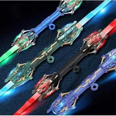 Світловий меч-спінер/ Реалістична світлова шабля з підсвічуванням RGB