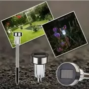 Светильник садовый для подсветки дорожек на солнечной батарее 32 см