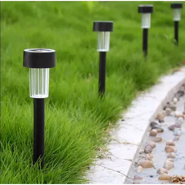 Светильник садовый для подсветки дорожек на солнечной батарее 32 см Светильник садовый для подсветки дорожек на солнечной батарее 32 см
