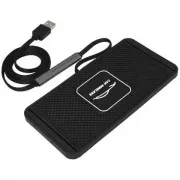 Силиконовый коврик в авто с быстрой беспроводной зарядкой Car Wireless Pad C1 15W