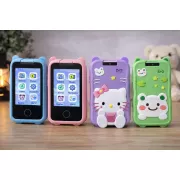 Телефон Интерактивный Смартфон с сенсорным экраном Детская игрушка с играми камерой приложениями