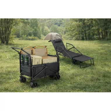 Тележка-кровать для кемпинга / Тележка трансформер 2 в 1 для пикника
