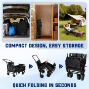 Тележка-кровать для кемпинга / Тележка трансформер 2 в 1 для пикника