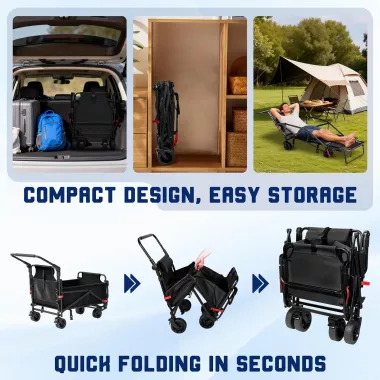 Тележка-кровать для кемпинга / Тележка трансформер 2 в 1 для пикника