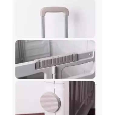 Тележка с ручкой,складная корзина, 8 колёс YN8823