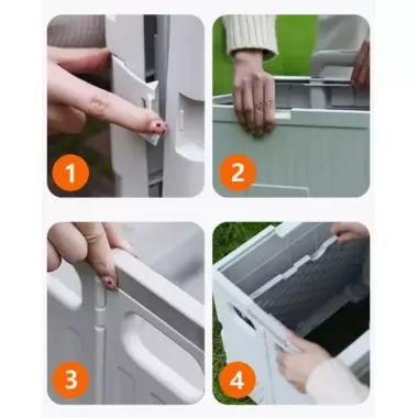 Тележка с ручкой,складная корзина, 8 колёс YN8823