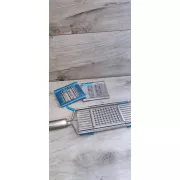 Терка металлическая с ручкой 3 насадки 30*7,5см