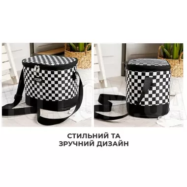 Термосумка для транспортировки холодных и горячих продуктов, напитков GP 4336 сумка-холодильник 9 л