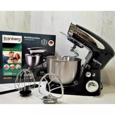 Тестомес 3200Вт. Rainberg 8081 планетарный комбайн