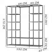 Тканевой шкаф HCX Storage Wardrobe 88130
