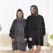 Толстовка-плед с капюшоном для мужчины и женщины - / Плед толстовка, худи