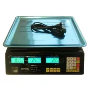 Торговые электровесы со счетчиком цены Crystal CR 50 kg 6v (2gm)