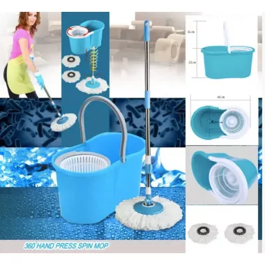 Турбо швабра с ведром и отжимом Torbellino Fregar 360° 3 цвета