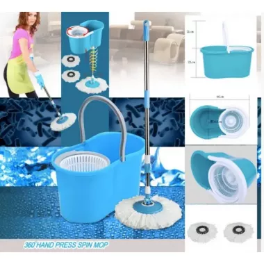 Турбо швабра с ведром и отжимом Torbellino Fregar 360° 3 цвета