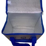 Туристическая термосумка WARM BAG MC-1059 на 25 л для продуктов и напитков 37×20×34 см Синяя