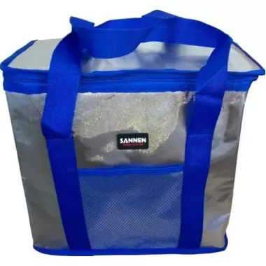 Туристическая термосумка WARM BAG MC-1059 на 25 л для продуктов и напитков 37×20×34 см Синяя Туристическая термосумка WARM BAG MC-1059 на 25 л для продуктов и напитков 37×20×34 см Синяя