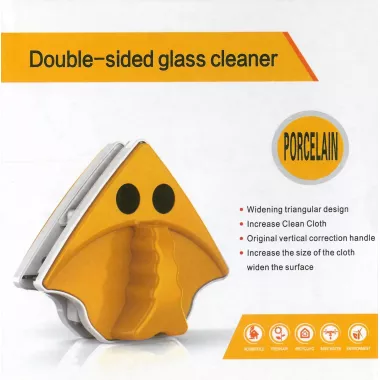 Кутова магнітна щітка для миття вікон скляних дверей OEM з двох боків 3-8мм Кутова магнітна щітка для миття вікон скляних дверей OEM з двох боків 3-8мм