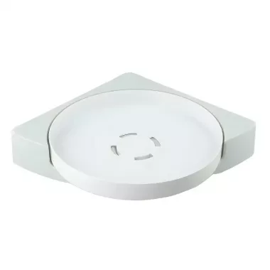 Кутова обертова полиця  для ванної кімнати Multi Functional Rotational Tray