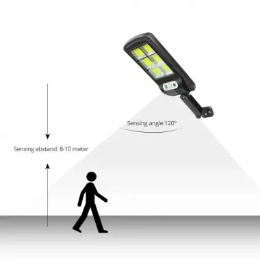 Уличный фонарь на столб solar street light BL BK120-6COB
