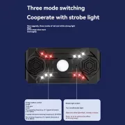 Ультразвуковой репеллент от насекомых Siurn с двумя динамиками, USB-питание, 3 режима, черный