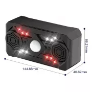 Ультразвуковой репеллент от насекомых Siurn с двумя динамиками, USB-питание, 3 режима, черный