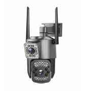 Уличная WIFI камера видеонаблюдения поворотная Smart Home Camera SC03 V380 Pro на два объектива