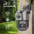 Уличная WIFI камера видеонаблюдения поворотная Smart Home Camera SC03 V380 Pro на два объектива
