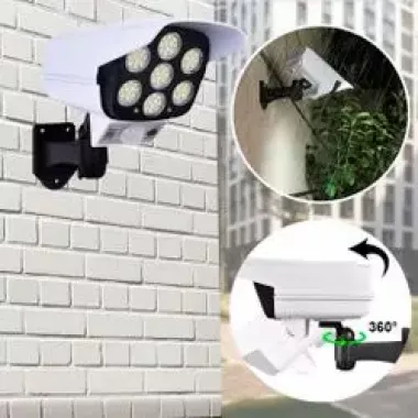 Уличный фонарь на солнечной батареи в виде камеры CL877A 180W муляж камеры с пультом и датчиком движения GS-0877