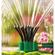 Умная система полива Multifunctional Water Sprinkler распылитель дождеватель для полива газона на 360 градусов