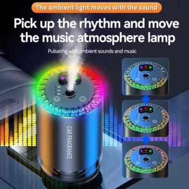 Умный автомобильный ароматизатор с проекцией Aroma 300mAh, 50 мл