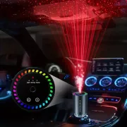 Умный автомобильный ароматизатор с проекцией Aroma 300mAh, 50 мл