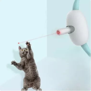 Умный лазерный ошейник для кошек и кошек Laser Collar интерактивная смарт со встроенным лазером