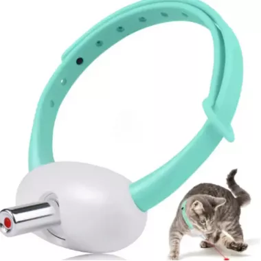 Умный лазерный ошейник для кошек и кошек Laser Collar интерактивная смарт со встроенным лазером