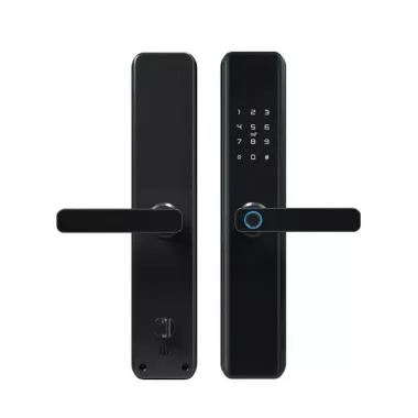 Дверний сенсорний замок з відбитком пальця,розумна біометрична дверна ручка, 4 способи відкриття