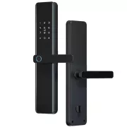 Дверний сенсорний замок з відбитком пальця,розумна біометрична дверна ручка, 4 способи відкриття