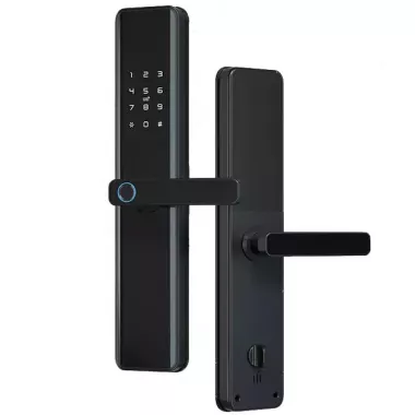 Дверний сенсорний замок з відбитком пальця,розумна біометрична дверна ручка, 4 способи відкриття